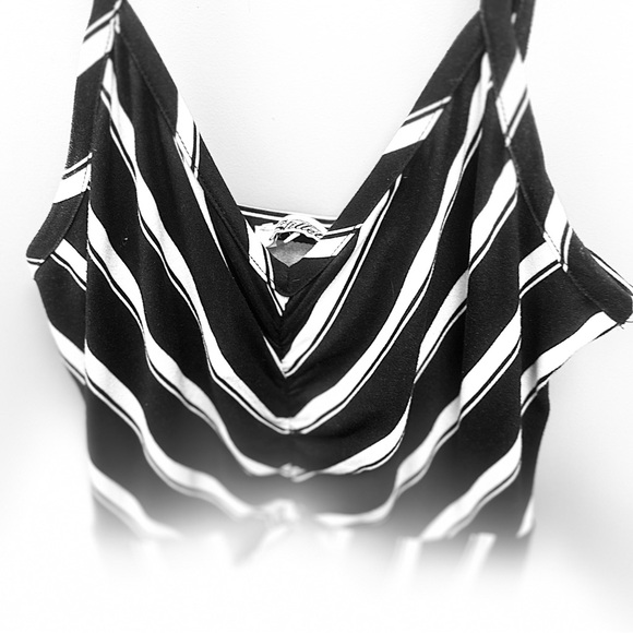 Black and White Striped Casual Dress‎ - Picture 8 of 8